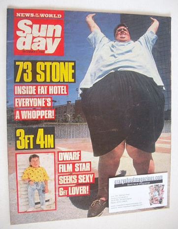 Sunday magazine - 4 December 1988 - Large and Small cover