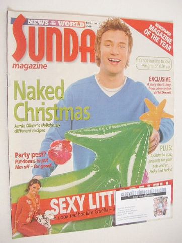 Sunday magazine - 17 December 2000 - Jamie Oliver cover