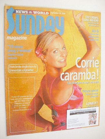 Sunday magazine - 24 September 2000 - Tracy Shaw cover
