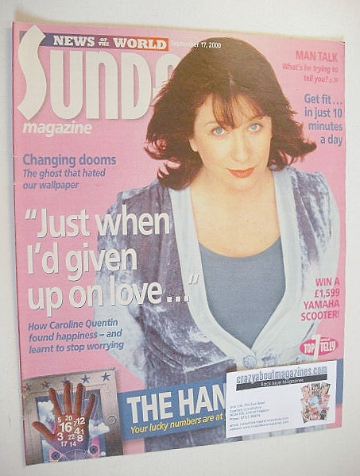 Sunday magazine - 17 September 2000 - Caroline Quentin cover