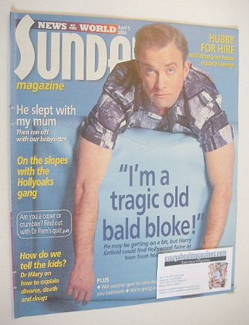 Sunday magazine - 9 April 2000 - Harry Enfield cover