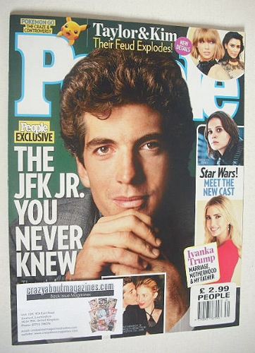 <!--2016-08-01-->People magazine - John Kennedy Jr cover (1 August 2016)