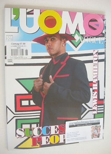 <!--2015-11-->L'Uomo Vogue magazine - November 2015 - Lewis Hamilton cover