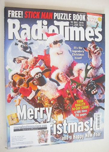 Radio Times magazine - Christmas Issue (19 December 2015 - 1 January 2016)