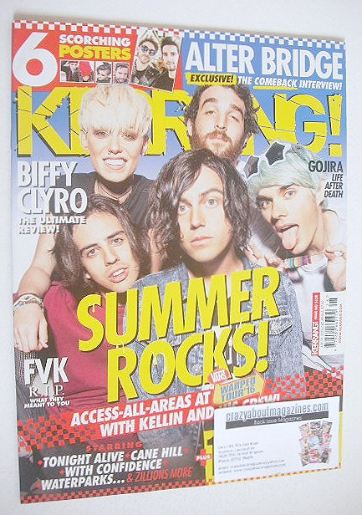 Kerrang magazine - Summer Rocks cover (16 July 2016 - Issue 1628)