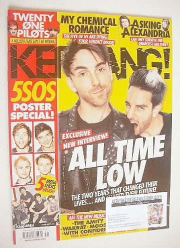 Kerrang magazine - All Time Low cover (6 August 2016 - Issue 1631)