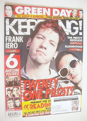 Kerrang magazine - Twenty One Pilots cover (27 August 2016 - Issue 1634)