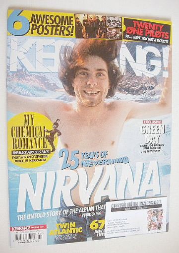 Kerrang magazine - Nirvana cover (17 September 2016 - Issue 1637)