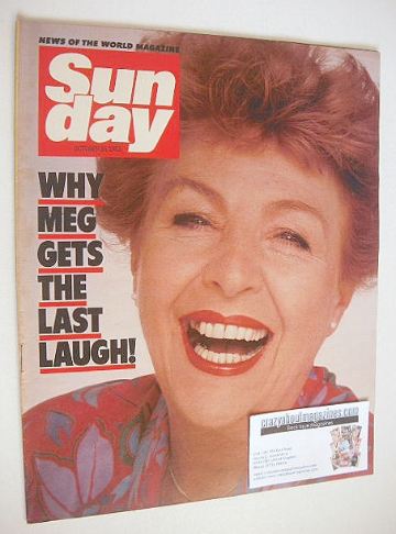 <!--1983-10-16-->Sunday magazine - 16 October 1983 - Noele Gordon cover