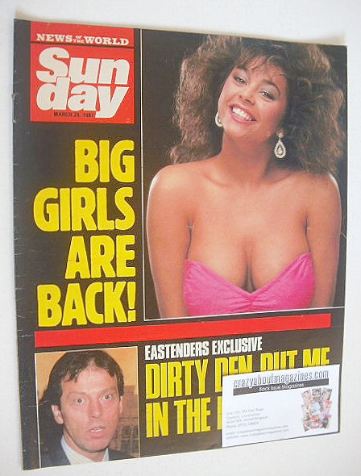 Sunday magazine - 29 March 1987 - Maria Whittaker cover