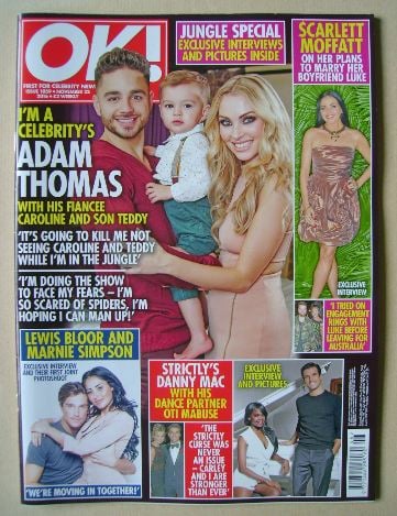 OK! magazine - Adam Thomas and Family cover (22 November 2016 - Issue 1059)
