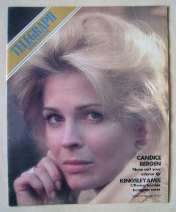 The Sunday Telegraph magazine - Candice Bergen cover (18 December 1977)