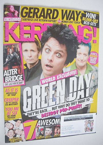 Kerrang magazine - Green Day cover (8 October 2016 - Issue 1640)