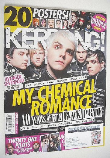 Kerrang magazine - My Chemical Romance cover (22 October 2016 - Issue 1642)