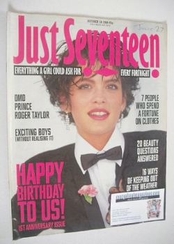 Just Seventeen magazine - 18 October 1984