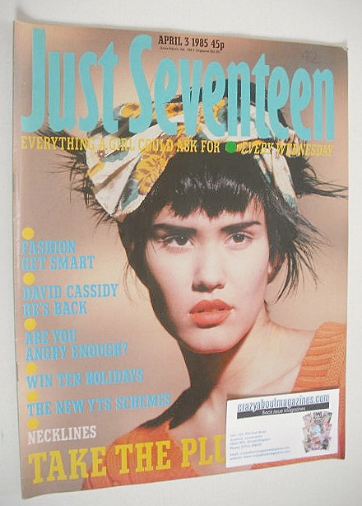 <!--1985-04-03-->Just Seventeen magazine - 3 April 1985