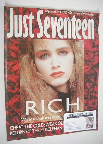 Just Seventeen magazine - 11 September 1985