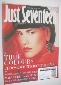 Just Seventeen magazine - 30 October 1985