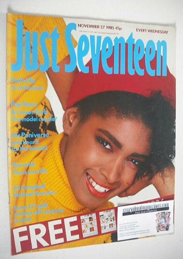 Just Seventeen magazine - 27 November 1985