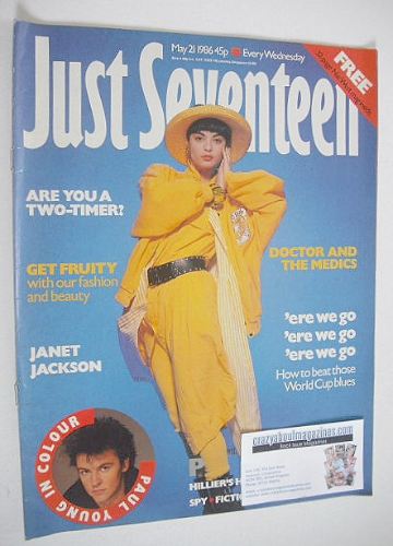 Just Seventeen magazine - 21 May 1986