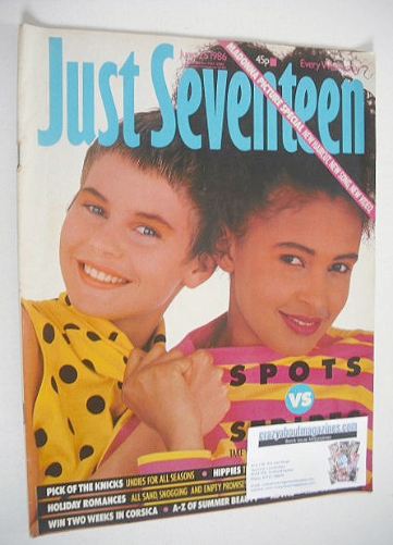 <!--1986-06-25-->Just Seventeen magazine - 25 June 1986