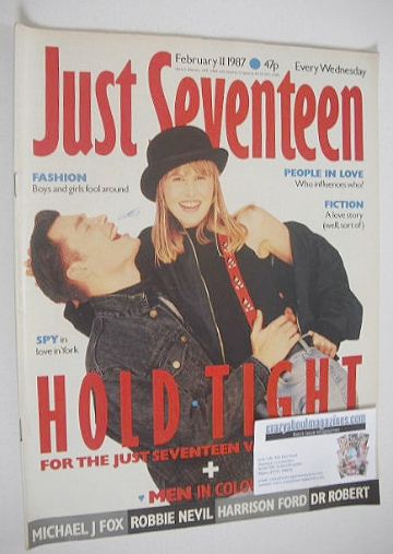 Just Seventeen magazine - 11 February 1987