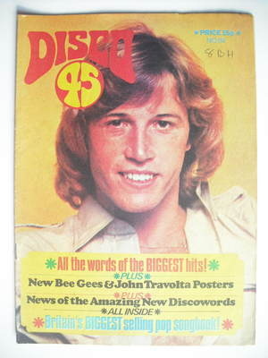 Disco 45 magazine - No 94 - August 1978 - Andy Gibb cover