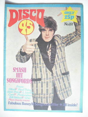 Disco 45 magazine - No 101 - March 1979 - Den Hegarty cover