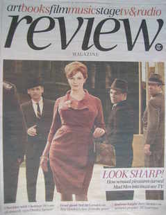 The Daily Telegraph Review newspaper supplement - 16 January 2010 - Mad Men cover