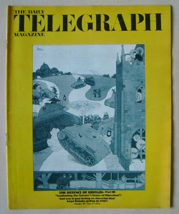 The Daily Telegraph magazine - The Defence of Britain Part III cover (17 May 1974)