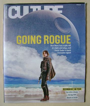 Culture magazine - Going Rogue cover (4 December 2016)