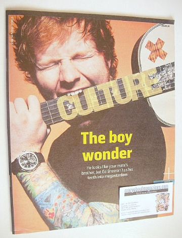 <!--2014-09-28-->Culture magazine - Ed Sheeran cover (28 September 2014)