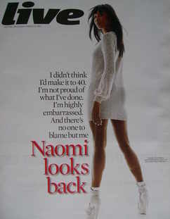 Live magazine - Naomi Campbell cover (21 March 2010)