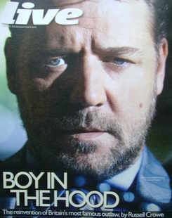 Live magazine - Russell Crowe cover (9 May 2010)