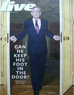 Live magazine - Gordon Brown cover (18 April 2010)