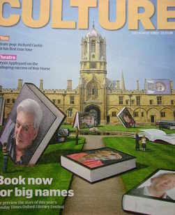 <!--2009-03-15-->Culture magazine - Book Now For Big Names cover (15 March 