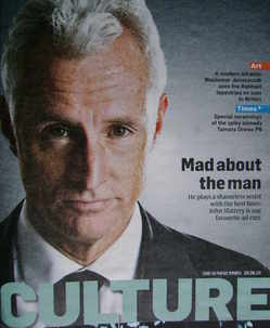 <!--2010-08-29-->Culture magazine - John Slattery cover (29 August 2010)