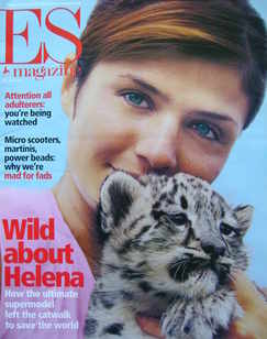 <!--2000-07-21-->Evening Standard magazine - Helena Christensen cover (21 J