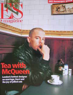 <!--2002-01-04-->Evening Standard magazine - Alexander McQueen cover (4 Jan