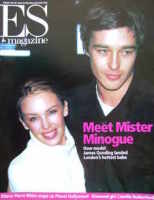 <!--2001-12-21-->Evening Standard magazine - Kylie Minogue and James Gooding cover (21 December 2001)
