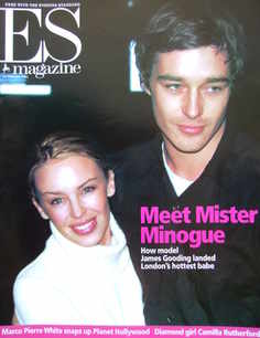 Evening Standard magazine - Kylie Minogue and James Gooding cover (21 December 2001)