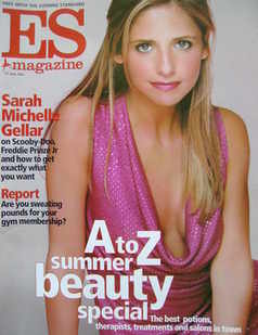 <!--2002-06-21-->Evening Standard magazine - Sarah Michelle Gellar cover (2