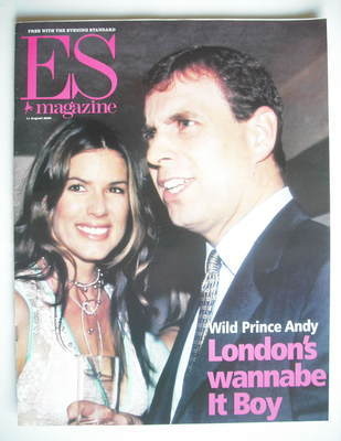 Evening Standard magazine - Prince Andrew and Christina Estrada cover (11 August 2000)