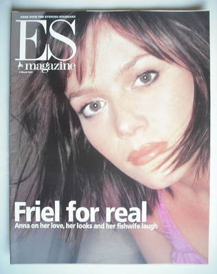 <!--2001-03-02-->Evening Standard magazine - Anna Friel cover (2 March 2001