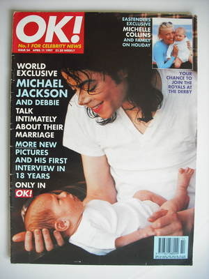 OK! magazine - Michael Jackson cover (11 April 1997 - Issue 54)