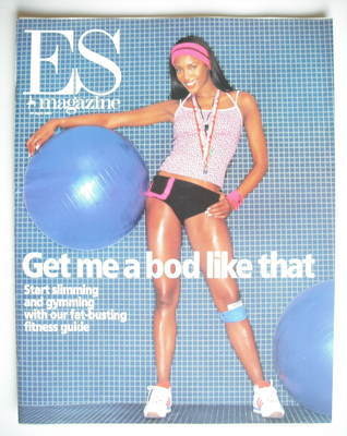 <!--2001-04-27-->Evening Standard magazine - Naomi Campbell cover (27 April