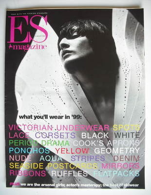 <!--1999-01-08-->Evening Standard magazine - What You'll Wear In '99 cover 