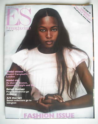 <!--1999-02-19-->Evening Standard magazine - Naomi Campbell cover (19 Febru