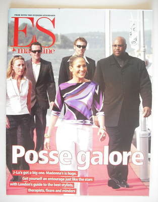 <!--2001-07-20-->Evening Standard magazine - Jennifer Lopez cover (20 July 