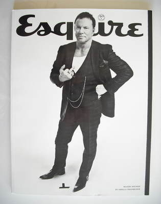 Esquire magazine - Mickey Rourke cover (September 2010 - Subscriber's Issue)